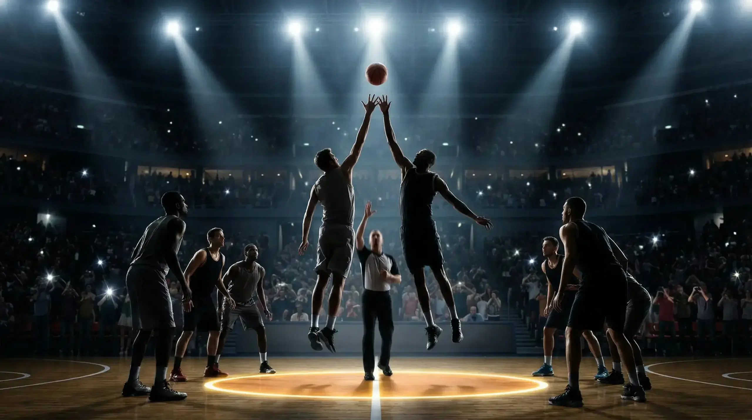 NBA tipoff jump ball moment for first basket scorer betting