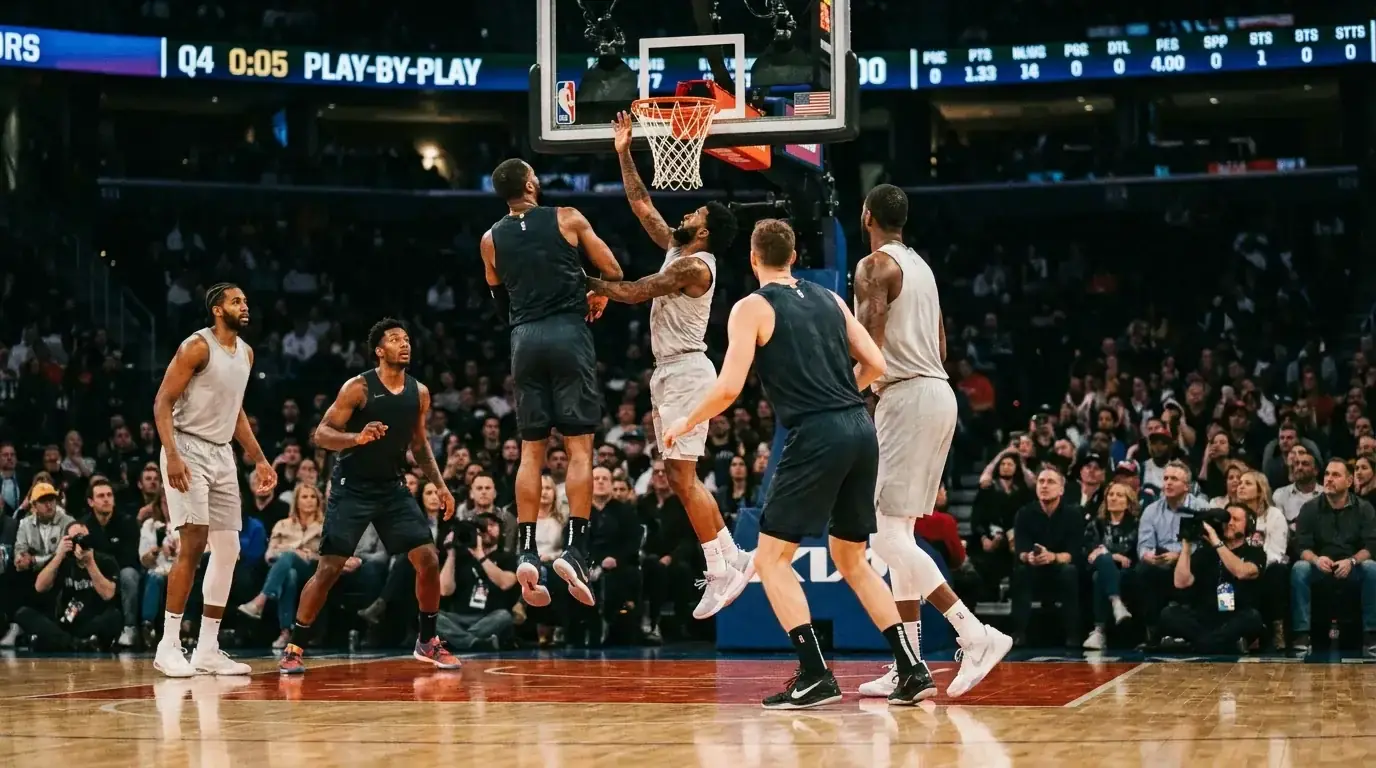 NBA basketball game with digital odds display showing moneyline betting options