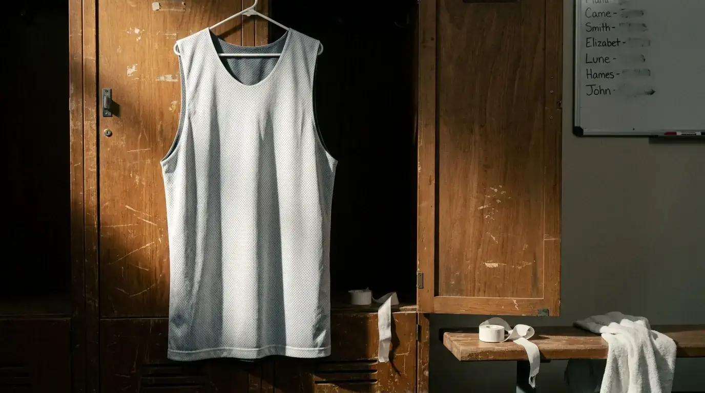 Basketball jersey and team gear representing NBA trade deadline roster changes